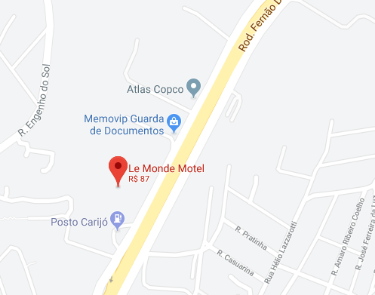 mapa do motel